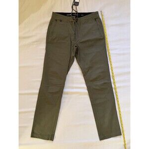 Roark Layover Traveler Pant 32 Olive Green Stretch Travel Pants NWT